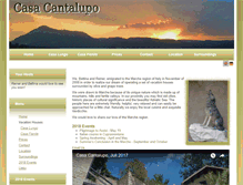 Tablet Screenshot of casa-cantalupo.com